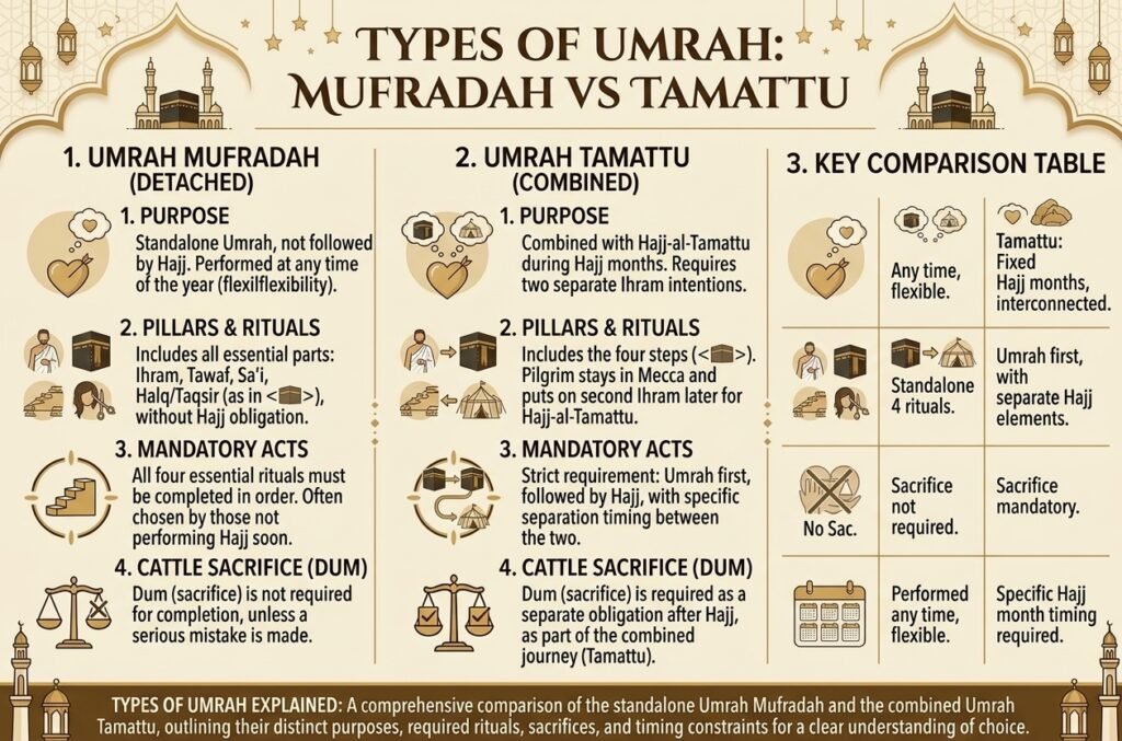 types of umrah