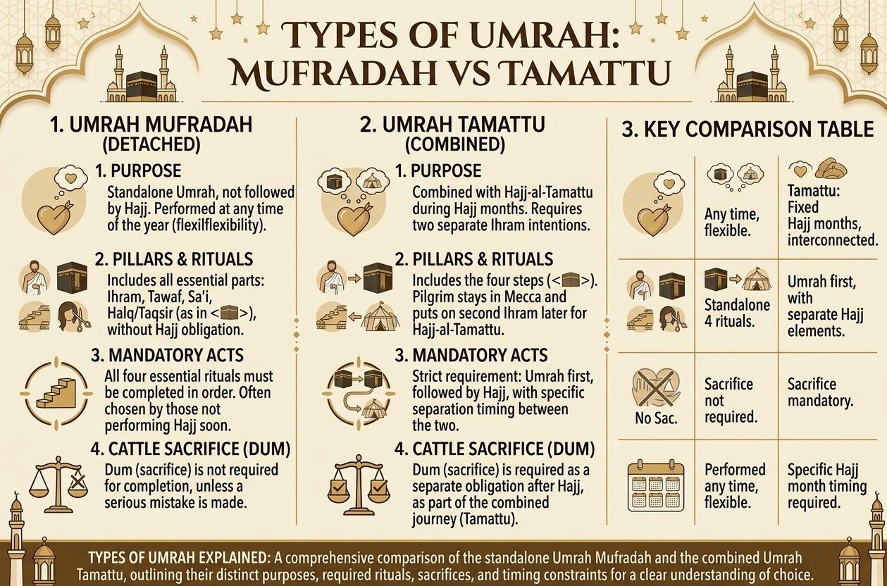 types of umrah
