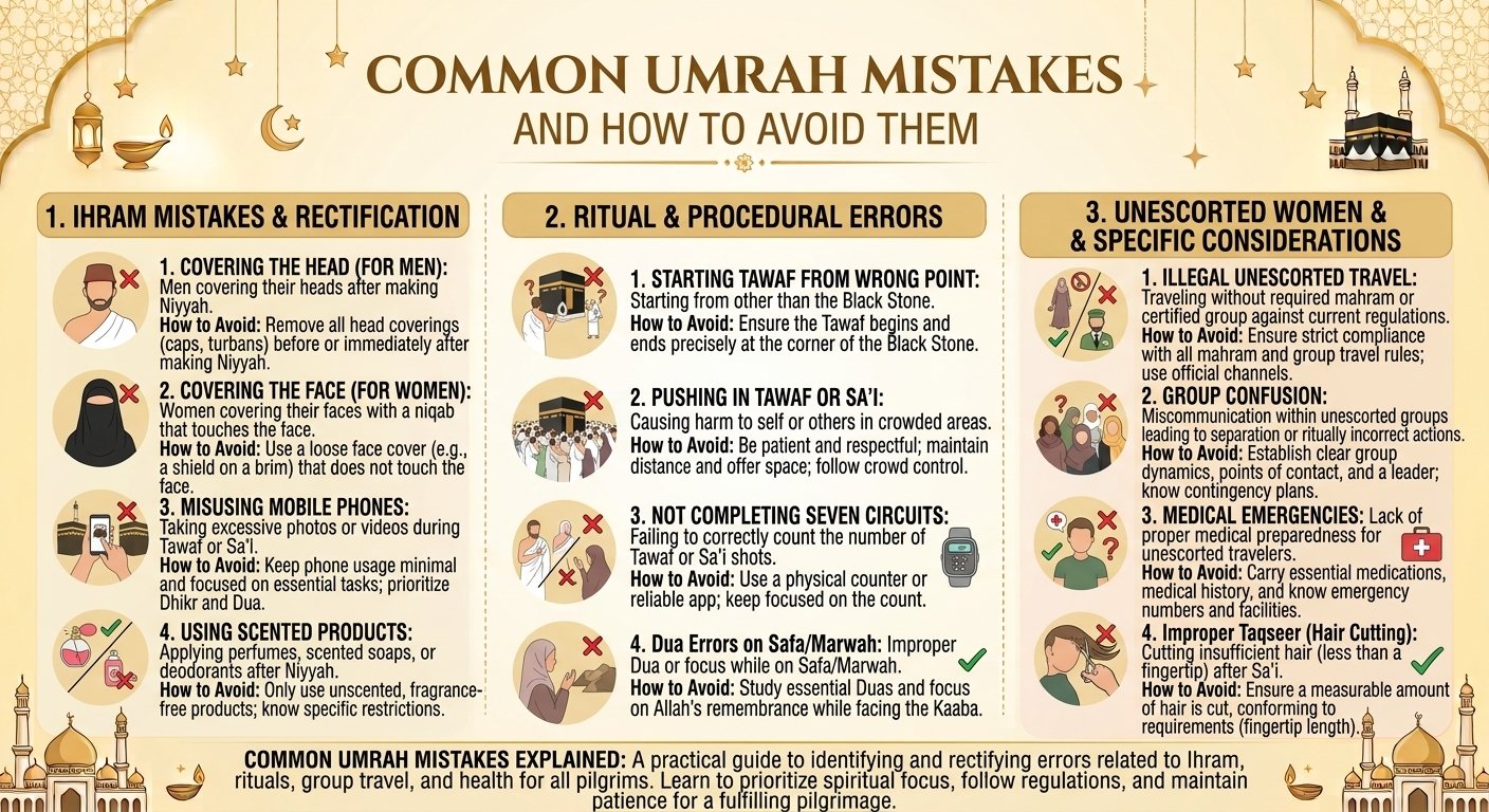common umrah mistakes